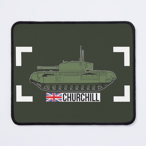 Item preview, Legendary Churchill VII tank with British flag design designed and sold by FAawRay.