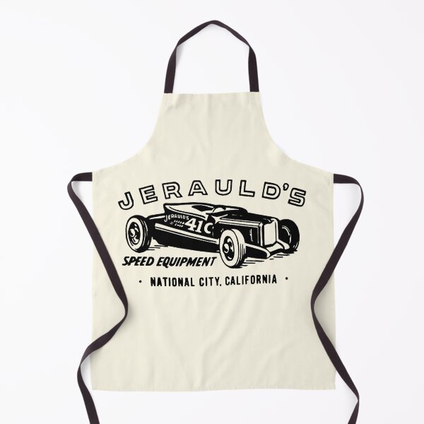 Item preview, Vintage Jerauld's Speed equipment California - black print designed and sold by retropetrol.