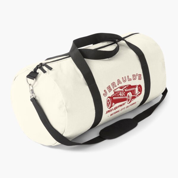 Item preview, Vintage Jerauld's Speed equipment California - red print designed and sold by retropetrol.