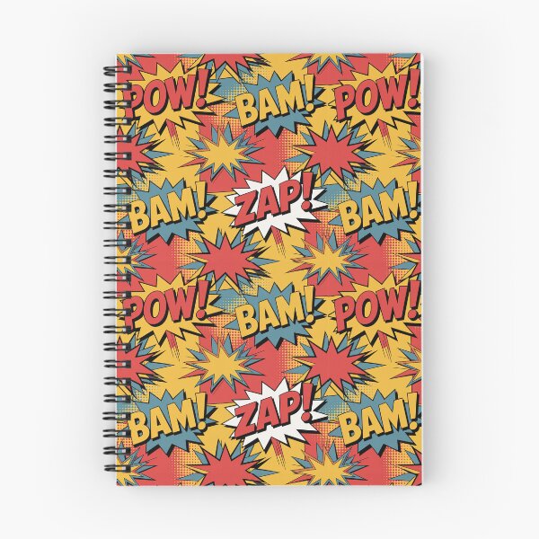 Item preview, Vibrant Comic Book POW BAM ZAP Seamless Pattern designed and sold by Midnight Veil Designs.