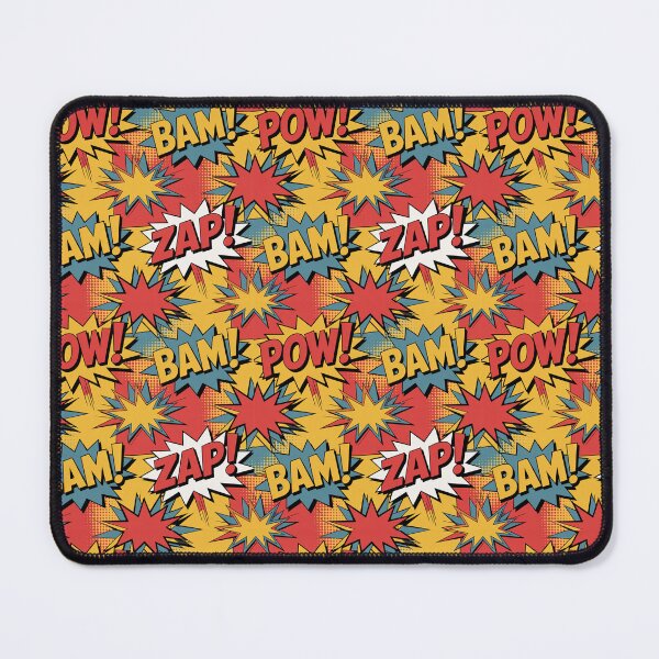 Item preview, Vibrant Comic Book POW BAM ZAP Seamless Pattern designed and sold by Midnight Veil Designs.