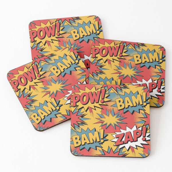 Item preview, Vibrant Comic Book POW BAM ZAP Seamless Pattern designed and sold by Midnight Veil Designs.