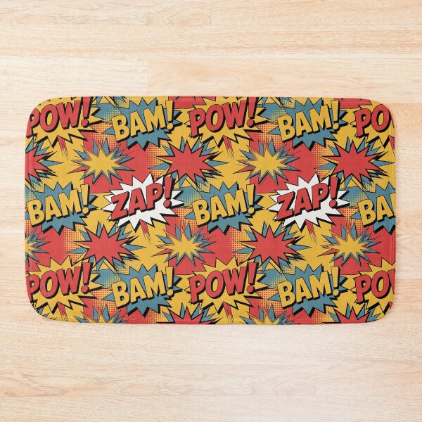Item preview, Vibrant Comic Book POW BAM ZAP Seamless Pattern designed and sold by Midnight Veil Designs.