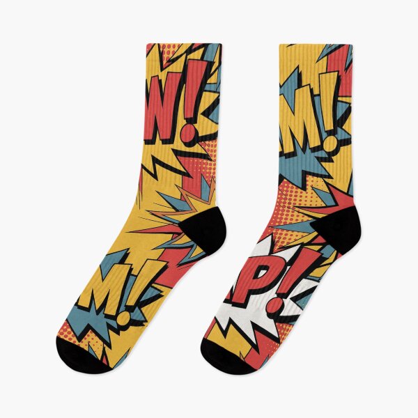 Item preview, Vibrant Comic Book POW BAM ZAP Seamless Pattern designed and sold by Midnight Veil Designs.