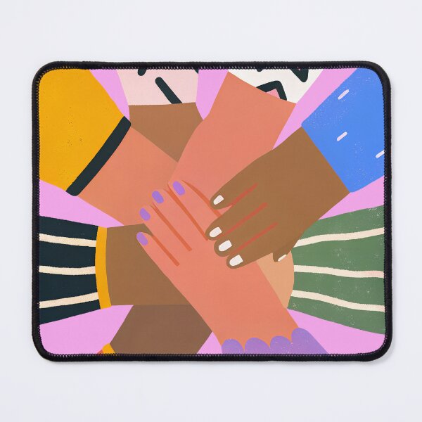 Item preview, Unity And Diversity Hands Modern Illustration designed and sold by Kunst&Kontrast.