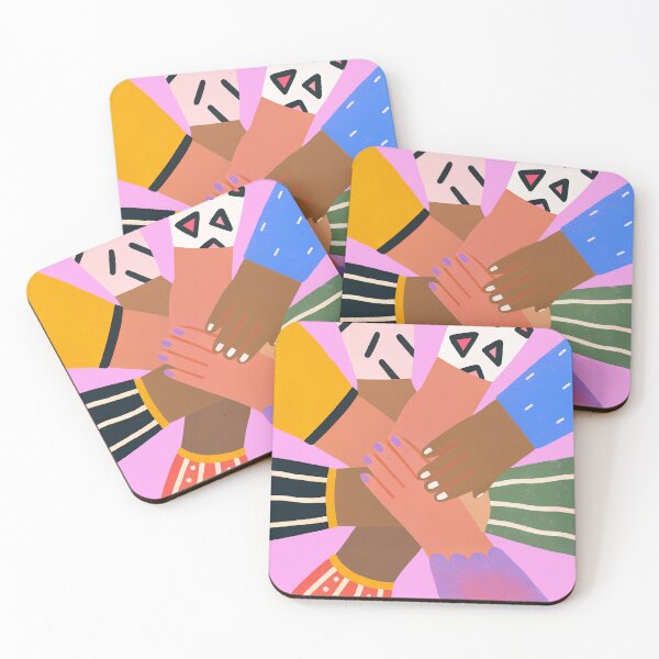 Item preview, Unity And Diversity Hands Modern Illustration designed and sold by Kunst&Kontrast.