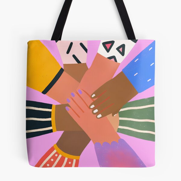 Item preview, Unity And Diversity Hands Modern Illustration designed and sold by Kunst&Kontrast.