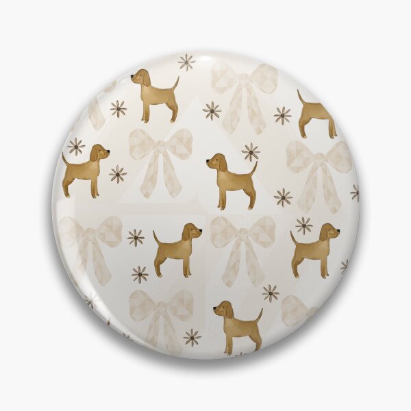 Item preview, Beige Water Color Dog/Bow/Flower AOP designed and sold by Leah Jockel.