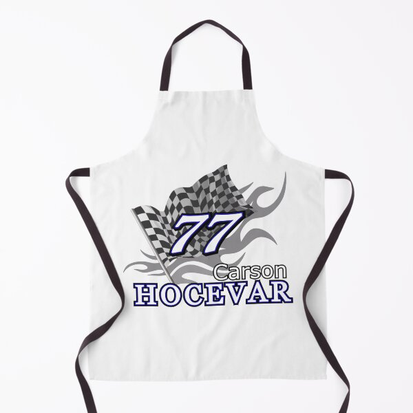 Item preview, Carson Hocevar - Flag and Flames designed and sold by TracksideTeesShop.