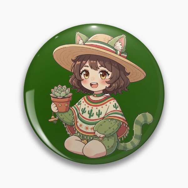 Item preview, Kitty Cactus designed and sold by MarielaArtShop.