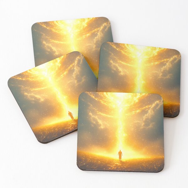 Item preview, Cinematic Art: A Wanderer Amidst Golden Aura 8 designed and sold by Gryfonarts.