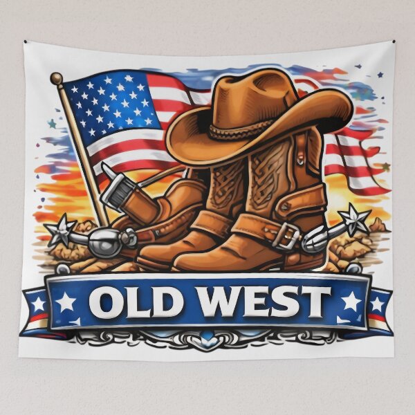 Item preview, Cowboy Way - Classic American Frontier designed and sold by DrukNaStyl.
