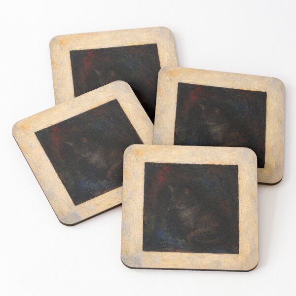 Item preview, Black Cat Square (Suprematist Presence, 1915) designed and sold by Ocelot-T.