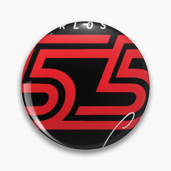 Item preview, Red Carlos Sainz 55 Logo Classic designed and sold by itsmehisham.