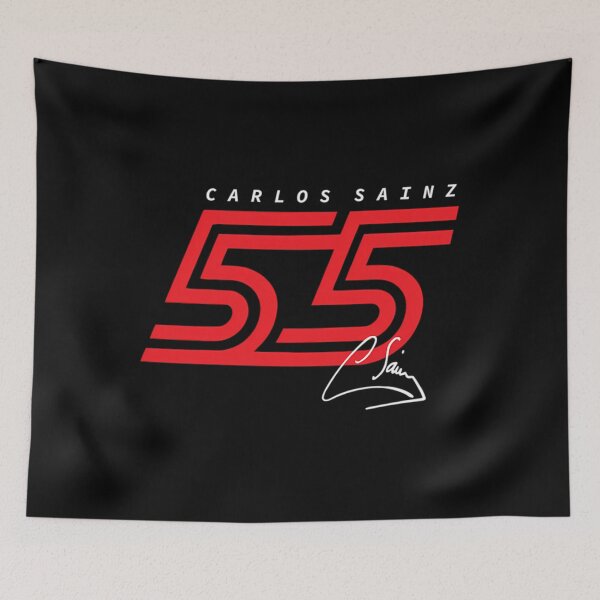 Item preview, Red Carlos Sainz 55 Logo Classic designed and sold by itsmehisham.
