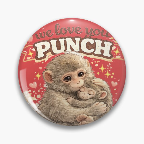 Item preview, We Love You Punch Sticker Another Mamma and Punch Hug designed and sold by AlienTechs.