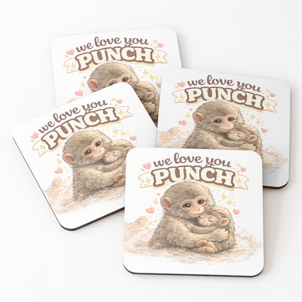 Item preview, We Love You Punch Sticker Another Mamma and Punch Hug designed and sold by AlienTechs.