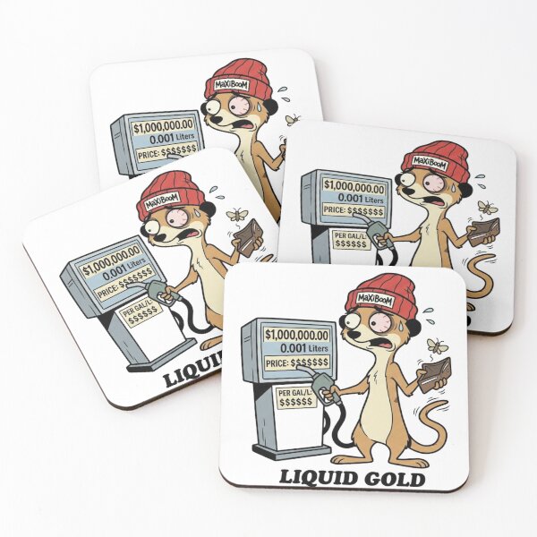 Item preview, MaXiBoOM - Liquid Gold Fuel Crisis Meerkat designed and sold by mAXiBoOM.