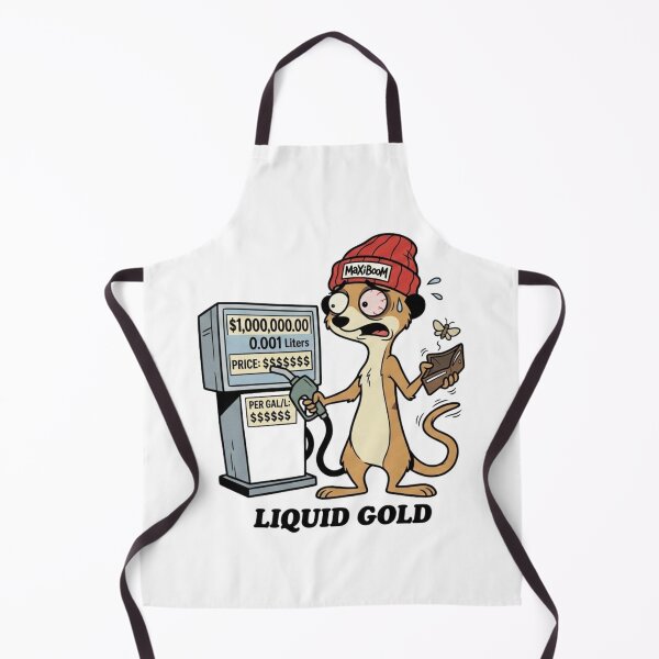 Item preview, MaXiBoOM - Liquid Gold Fuel Crisis Meerkat designed and sold by mAXiBoOM.
