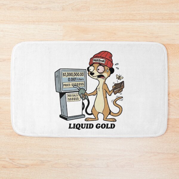 Item preview, MaXiBoOM - Liquid Gold Fuel Crisis Meerkat designed and sold by mAXiBoOM.
