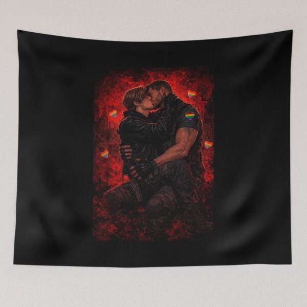 Artikelvorschau, Leon Kennedy gegen Chris Redfield entworfen und verkauft von Green Sama.