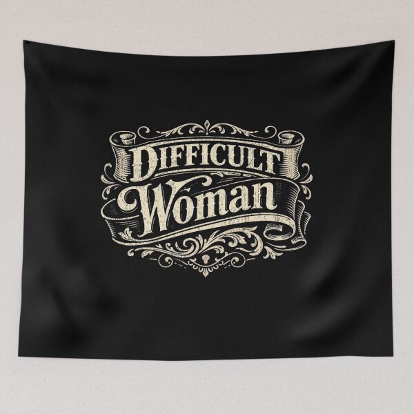 Item preview, Gracefully A Difficult Woman designed and sold by PetPawfectStyle.