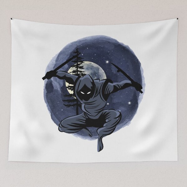 Item preview, Shadow Ninja Under Full Moon designed and sold by yuki-hana.