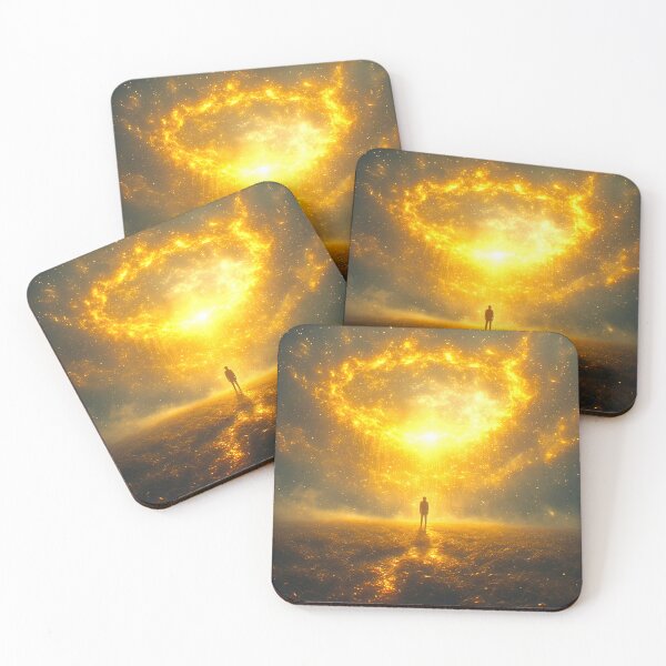 Item preview, Cinematic Art: A Wanderer Amidst Golden Aura 9 designed and sold by Gryfonarts.