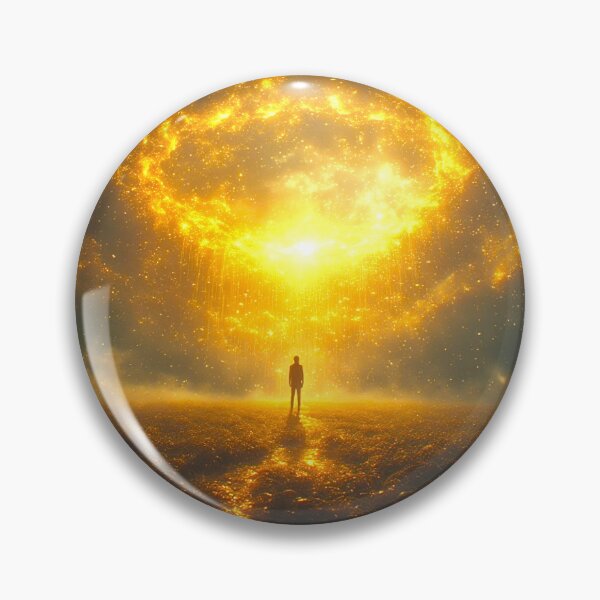 Item preview, Cinematic Art: A Wanderer Amidst Golden Aura 9 designed and sold by Gryfonarts.