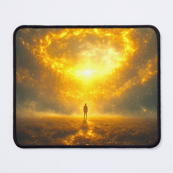 Item preview, Cinematic Art: A Wanderer Amidst Golden Aura 9 designed and sold by Gryfonarts.