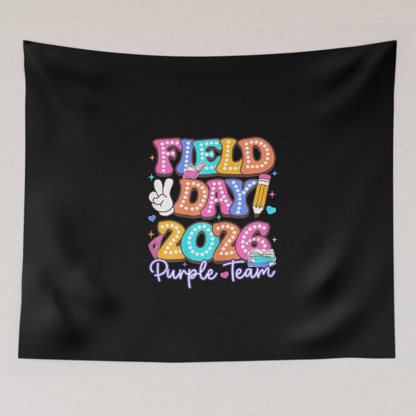 Item preview, Field Day 2026 Purple Team Color Trip Game Teacher Student designed and sold by irifine.