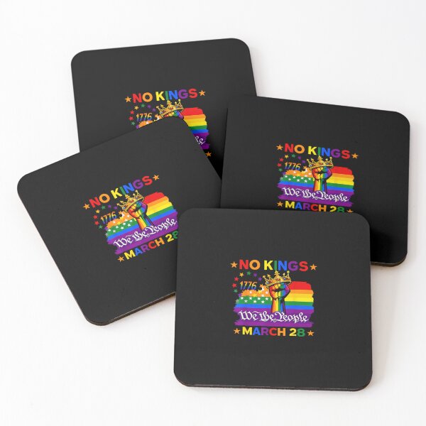 Item preview, No Kings In America Statue Liberty Rainbow Pop Art Lgbtq designed and sold by irifine.