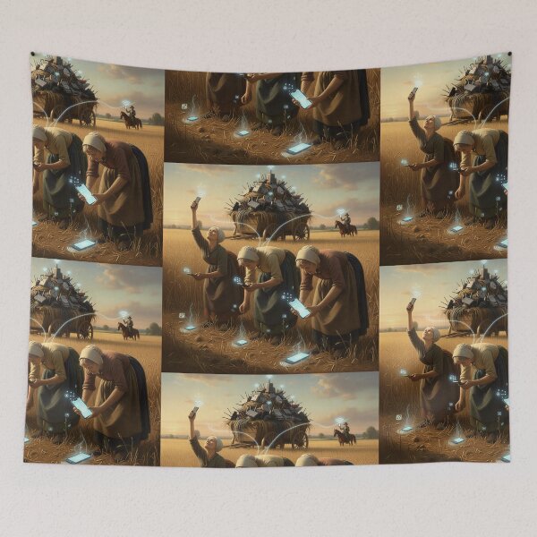 Item preview, The Gleaners of the Digital Age designed and sold by SammyMorry.
