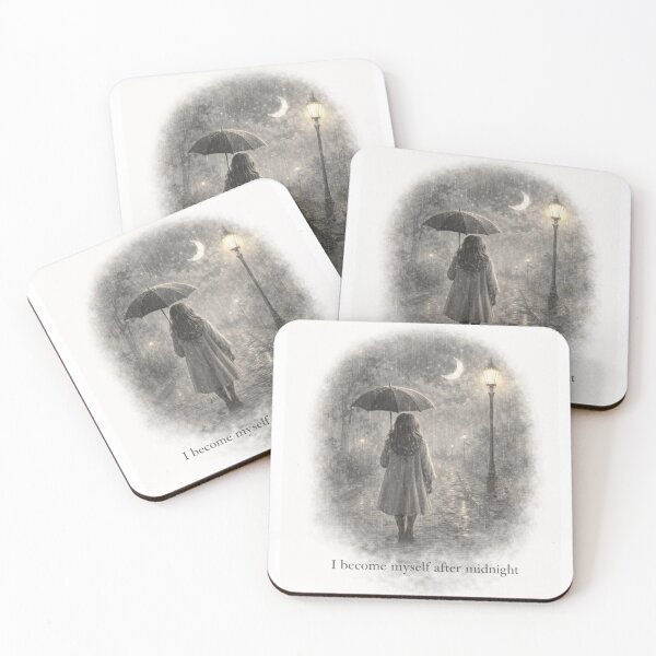Item preview, I Become Myself After Midnight designed and sold by ByKubraArt.