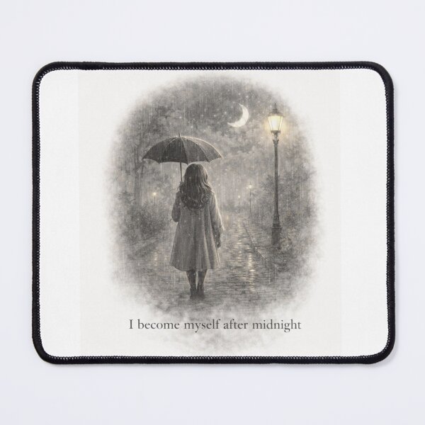 Item preview, I Become Myself After Midnight designed and sold by ByKubraArt.