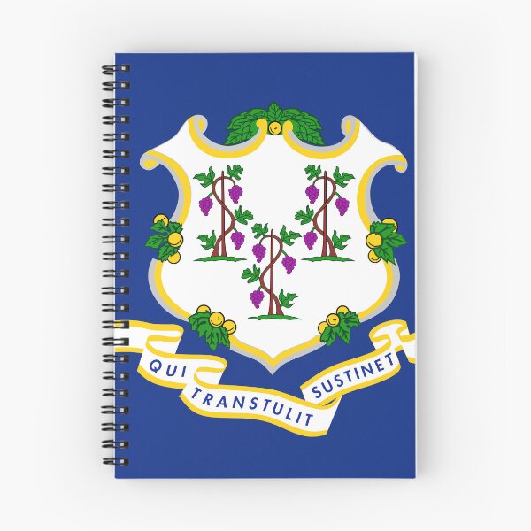 Item preview, Connecticut State Flag - Constitution State & Historic Vineyards Pride designed and sold by NTGUILTY.