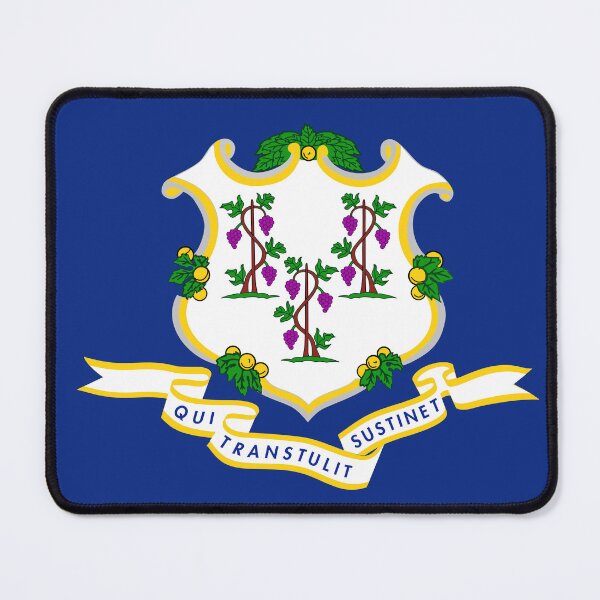 Item preview, Connecticut State Flag - Constitution State & Historic Vineyards Pride designed and sold by NTGUILTY.