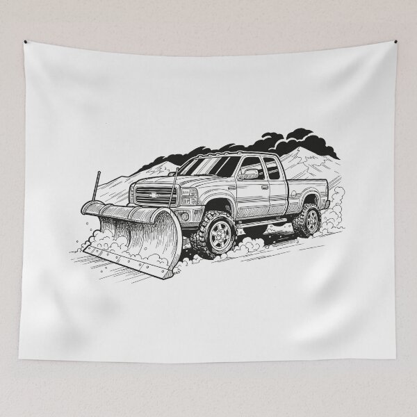 Item preview, Snow Fury – Winter Beast Truck designed and sold by JaaGo PopLab.
