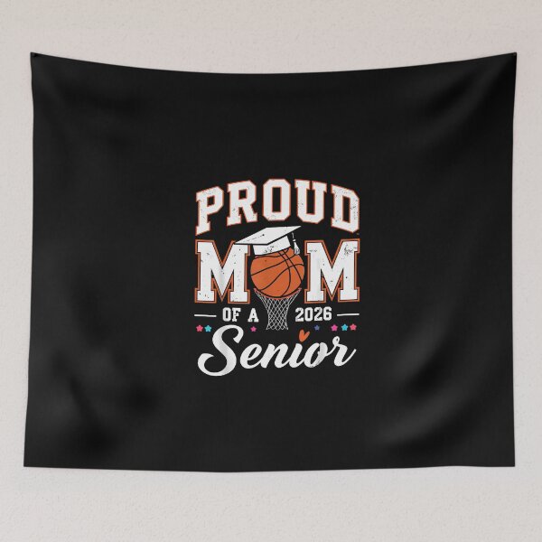 Item preview, Proud Senior Mom Class Of 2026 Basketball Graduation Mother designed and sold by irifine.