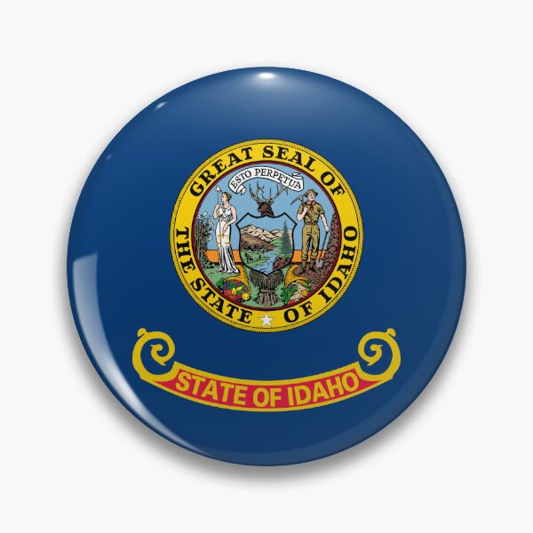 Item preview, Idaho State Flag - Gem State & Esto Perpetua Heritage designed and sold by NTGUILTY.