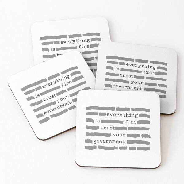 Item preview, Everything Is Fine Trust Your Government designed and sold by CLOUDYMOODS.