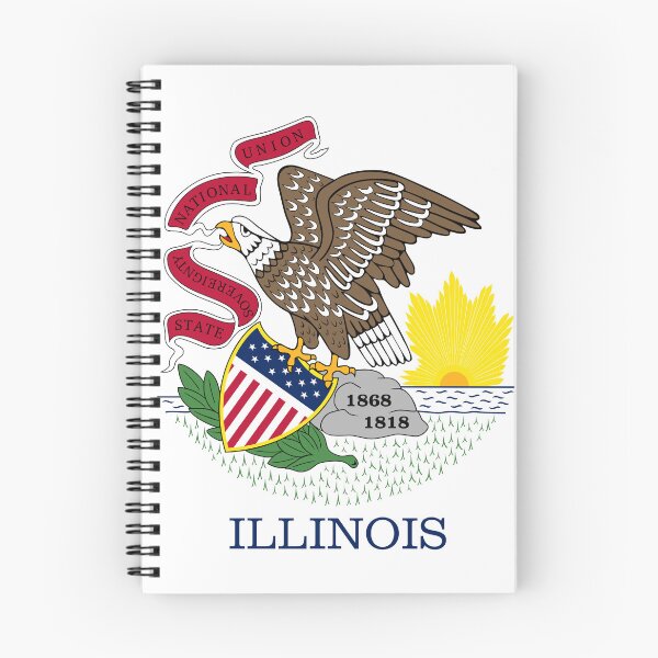 Item preview, Illinois State Flag - Land of Lincoln & Prairie Pride Heritage designed and sold by NTGUILTY.