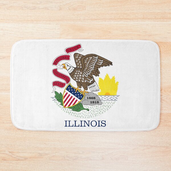 Item preview, Illinois State Flag - Land of Lincoln & Prairie Pride Heritage designed and sold by NTGUILTY.