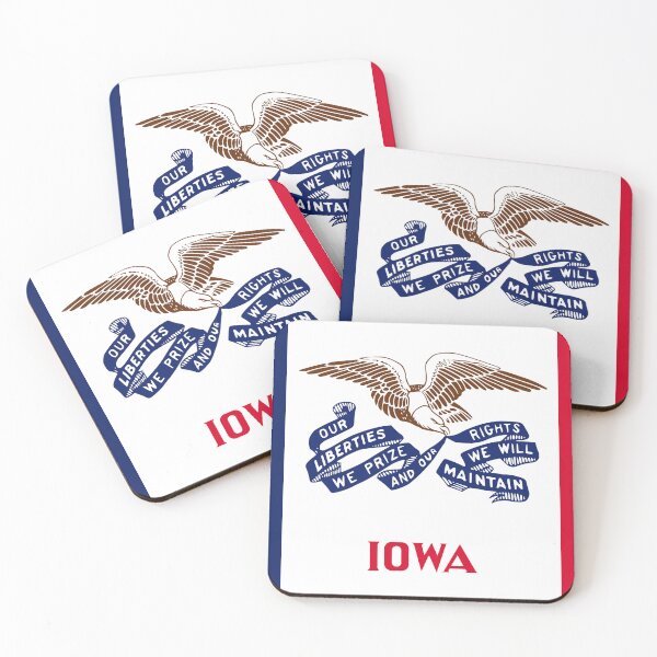 Item preview, Iowa State Flag - Hawkeye State & Liberty Pride Heritage designed and sold by NTGUILTY.