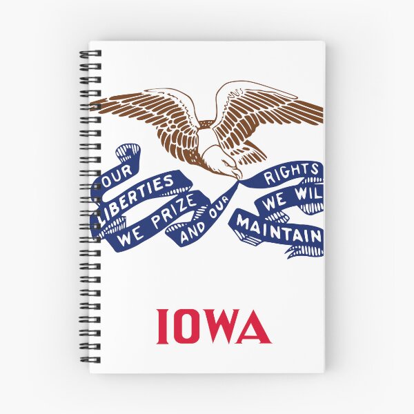 Item preview, Iowa State Flag - Hawkeye State & Liberty Pride Heritage designed and sold by NTGUILTY.