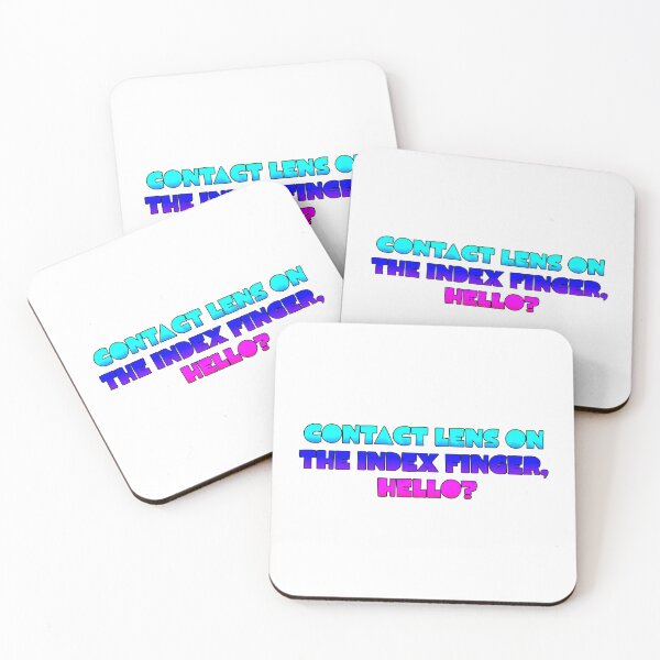 Item preview, Contact Lens On The Index Finger, Hello? designed and sold by GeoGoose.