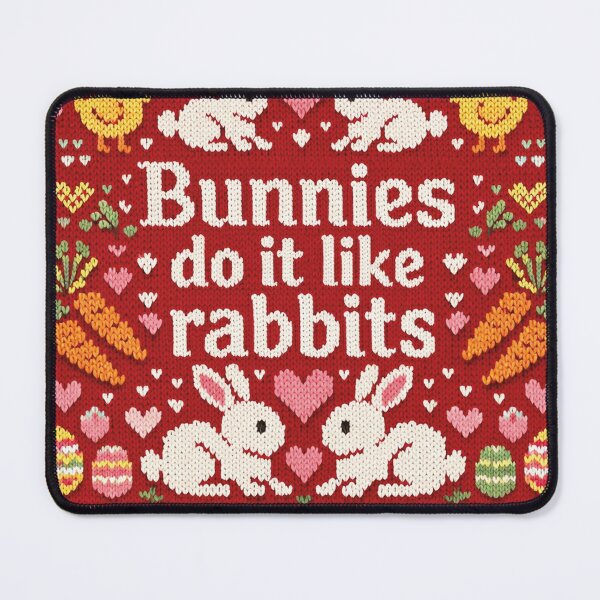 Item preview, Bunnies Do It Like Rabbits Funny Saying designed and sold by Mauswohn.