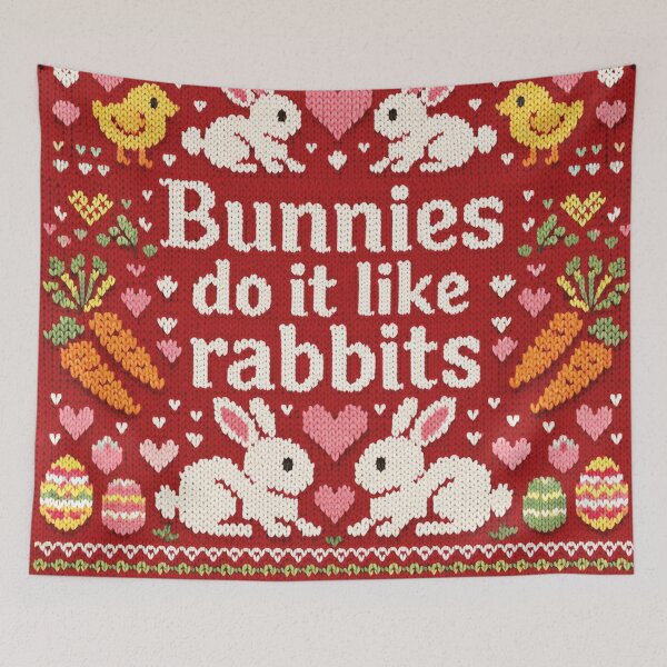 Item preview, Bunnies Do It Like Rabbits Funny Saying designed and sold by Mauswohn.
