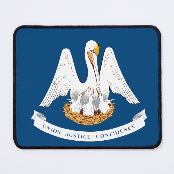 Item preview, Louisiana State Flag - Pelican State & Mardi Gras Heritage Pride designed and sold by NTGUILTY.