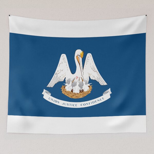 Item preview, Louisiana State Flag - Pelican State & Mardi Gras Heritage Pride designed and sold by NTGUILTY.